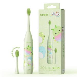 ORDO Sonic Kids' Battery Toothbrush - Squishmallows Rutabaga - Green - 1 of 4