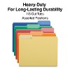 Staples Heavyweight File Folders 1/3-Cut Tab Letter Size Assorted Colors 50/Box (ST18363-CC) 810351 - 3 of 4