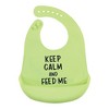 Hudson Baby Unisex Baby Silicone Bibs, Yellow Hangry, One Size - 4 of 4