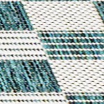 turquoise/cream