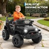 12V Kids Ride on Truck, 3 Speeds Electric Ride on Car with Parent Remote Control, Headlight, Music, Ride on Vehicle Toy for Kids Aged 3-8 - 4 of 4