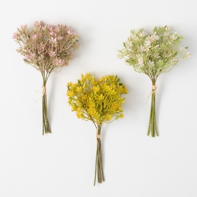 Sullivans Artificial Spring Wildflower Bush Bundles Set of 3, 14"H Multicolored