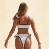 Women's Chic Ruffled Bikini Set for Beach Glamour - Cupshe - 3 of 3