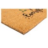 HomeRoots 17" X 29" Brown Black And Green Christmas Outdoor Coir Door Mat - 4 of 4