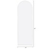 65" X 22" Oversize Metal Arch Stand Full Length Mirror Arched Standing Mirror ,Large Arched Wall Mirror-The Pop Home - 4 of 4