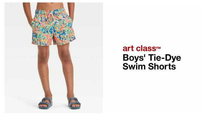 Boys' Tie-Dye Swim Shorts - art class™, 2 of 5, play video