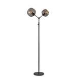 71.5" Ashton Collection Tall Floor Lamp Black (Includes LED Light Bulb) - Adesso