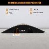Heavy Duty Speed Bumps - 6FT Rubber Traffic Calming Humps with Cable Protection Channels - 3 of 4