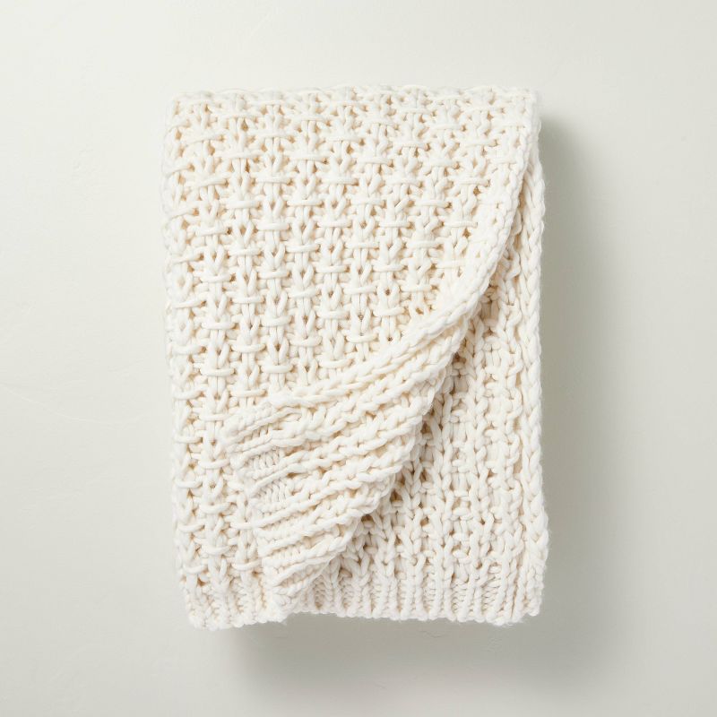 Chunky Knit Throw Blanket - Hearth & Hand™ with Magnolia, 1 of 5