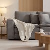 VYNXARIA 4 Seats,Oversized Sectional Sofa,L Shaped Corner Couch with Detachable Seat & Back Cushion,Corduroy Upholstery Convertible Sleeper Sofa&Couch - 4 of 4