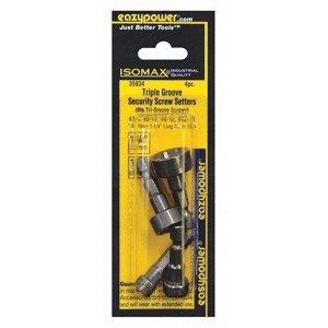 Manufacturer Varies  DriverBitSet,4pcs,Steel,Shank:1/4" 35934 - 1 of 1