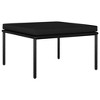 vidaXL 3 Piece Patio Lounge Set with Cushions Black PVC - 4 of 4