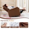Recliner Chair, Upholstered Reclining Armchair with Footrest for Living Room - 4 of 4