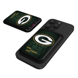 NFL NFC Teams Brick Wall Black Magnetic Credit Card Wallet - 1 of 3