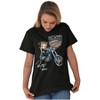 Women's Biker Betty Boop Choppers Motorcycle Graphic T Shirt Tees Brisco Brands - 3 of 4
