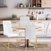 Dining Chairs Set of 4, Minimalist Modern Upholstered Chair with Metal Legs, Ideal for Home, Office, Kitchen, or Dining Room - 3 of 4