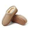 Dearfoams Women's Doreen Genuine Suede Clog Slipper With Embroidery - 3 of 4