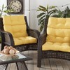Kensington Garden 2pc 24"x22" Outdoor Seat and Back Chair Cushion Set - 2 of 4