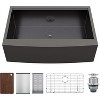 AMERLIFE Undermount Workstation Kitchen Sink, 16 Gauge 304 Stainless Steel Single Bowl Sink with Cutting Board, Drying Rack & Drain Assembly - 3 of 4