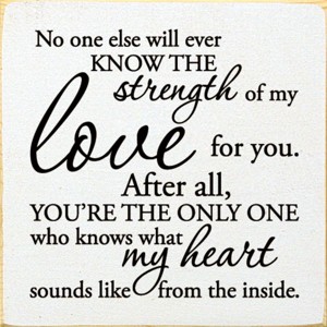 Slickblue Wood Sign with Quote – Rustic Decor, "You Know My Heart" Saying, 7x7, Multicolor Options - 1 of 3