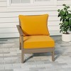 WestinTrends  Avalon Outdoor Patio HDPE Left Arm Facing Sectional Corner Club Chair with Patio Cushions - 2 of 4
