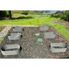 Anybear 6x3x2ft Quartz Grey Galvanized Oval Garden Bed - 2 of 4