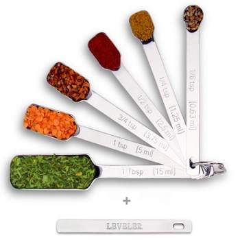 Cuisipro Stainless Steel Measuring Spoon Set, 5 Piece : Target