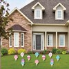 Big Dot of Happiness Scoop Up the Fun - Ice Cream Cone - Lawn Decorations - Outdoor Sprinkles Party Yard Decorations - 10 Piece - 2 of 4