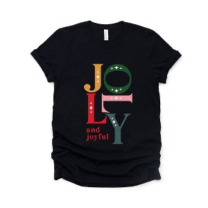 Simply Sage Market Women's Jolly and Joyful Short Sleeve Graphic Tee - 1 of 4