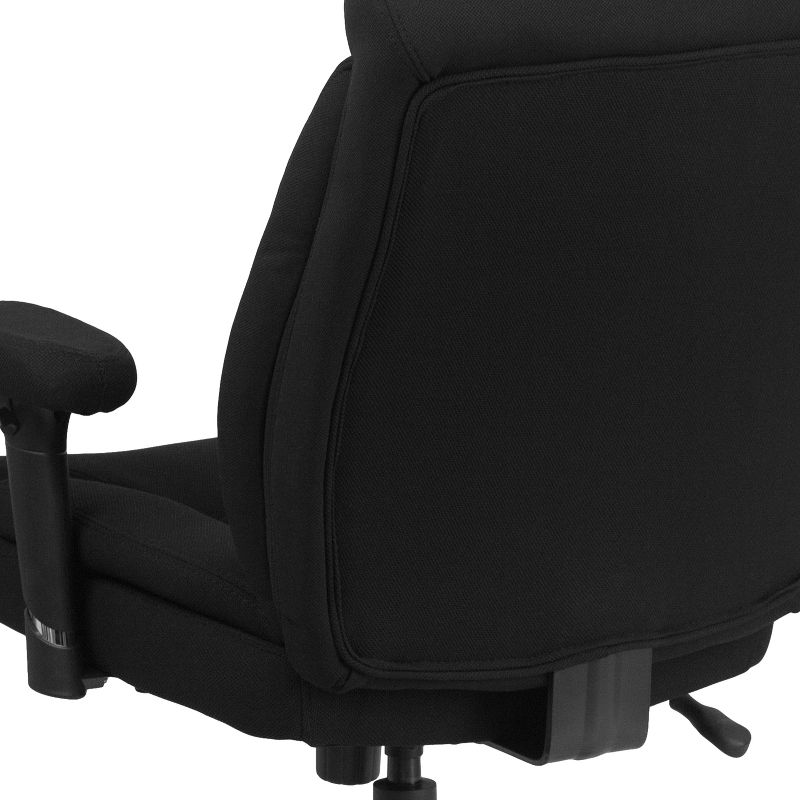Flash Furniture HERCULES Series Big & Tall 400 lb. Rated Swivel Ergonomic Task Office Chair with Deep Tufted Seating and Adjustable Arms, 5 of 12