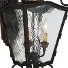 Minka Lavery Vintage Outdoor Wall Light Fixture Terraza Village Aged Patina 32 1/4" Clear Textured Glass Shade for Post Exterior - 2 of 3