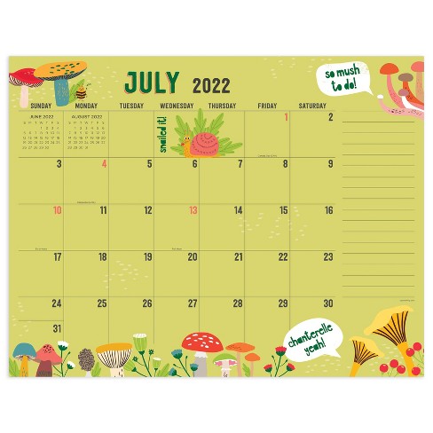 17-Month Desk Jotter Calendar 2019 15 x 10 Inches Work IT