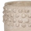 Decorative Garden & Home Flower Pot with Textured Design - Rustic Indoor & Outdoor Plant Container - Durable & Stylish for Patio or Living Space - 4 of 4