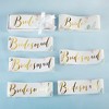 Kate Aspen Geometric Floral Bachelorette Sash Set (Set of 6) | 29115GG - 3 of 4