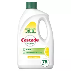 Cascade Free & Clear Gel Lemon Essence Disinfectant - 75 fl oz