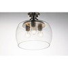 Maxim Lighting Goblet 3 - Light Semi-Flush Mount in  Black/Satin Nickel - 4 of 4