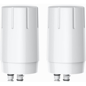 Fil-Fresh 2-Pack Faucet Filter Replacement for Brita Faucet Filtration System, NSF Certified, BPA-Free, Lasts 4-Months or 100 Gallons, White - 1 of 4