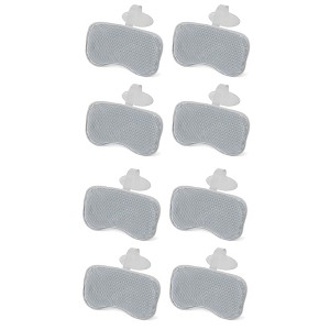 Bestway SaluSpa Padded Headrest Pillows with Adjustable Strap to Adjust Height, Washable Mesh Cover, Compatible with SaluSpa Hot Tubs, Gray, (8 Pack) - 1 of 4