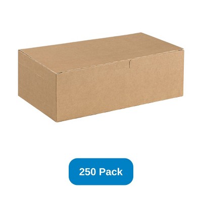 Inno-Pak Dinner Box Kraft Brown Recyclable & Compostable - Case of 250