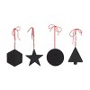 Transpac Metal 4.88 in. Multicolored Christmas Hymn Ornament Set of 4 - 3 of 4