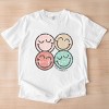 Simply Sage Market S.W.Smiley Smiley Face Grunge Garment Dyed Tee - 3 of 4