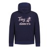 Everyday Kids Ballerina Tiny Dancer Girls Pullover Hoodie – Pink Ballet Slippers Sweatshirt - 3 of 4