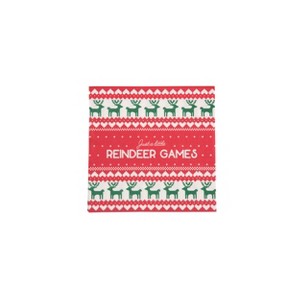 Transpac Paper Reindeer Games Napkin Set of 20 Home Decorations Christmas - 1 of 1