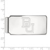 Black Bow Jewelry 10k White Gold Baylor Bears NCAA Money Clip - 3 of 4