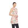 White Mark Women's Floral Sleeveless Tunic Top - White Mark - 2 of 4