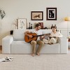 Modern Upholstered Loveseat Sofa with Deep Seat and Wide Armrests for Living Room or Apartment -3irtyhousy - 2 of 4