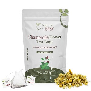Natural Way Chamomile Flower Tea Bags 4 Oz - 1 of 4