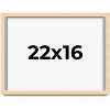 PosterPalooza | Classic Modern Yellow Picture Frame - UV Acrylic, Backing Board, Hanging Hardware Included - 2 of 4