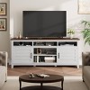 Coolmee 70.9" TV Stand, Entertainment Center with Adjustable Shelves, Farmhouse TV Stand with Cabinet Doors,for Living Room, Bedroom - 3 of 3