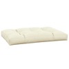 vidaXL Pallet Cushion Cream Fabric (100% polyester) 47.2 x 31.5 x 4.7 in - 4 of 4